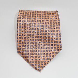 J.Z. Richards Designer Silk Tie / Gold & Purple / L-59" x W-3.75"